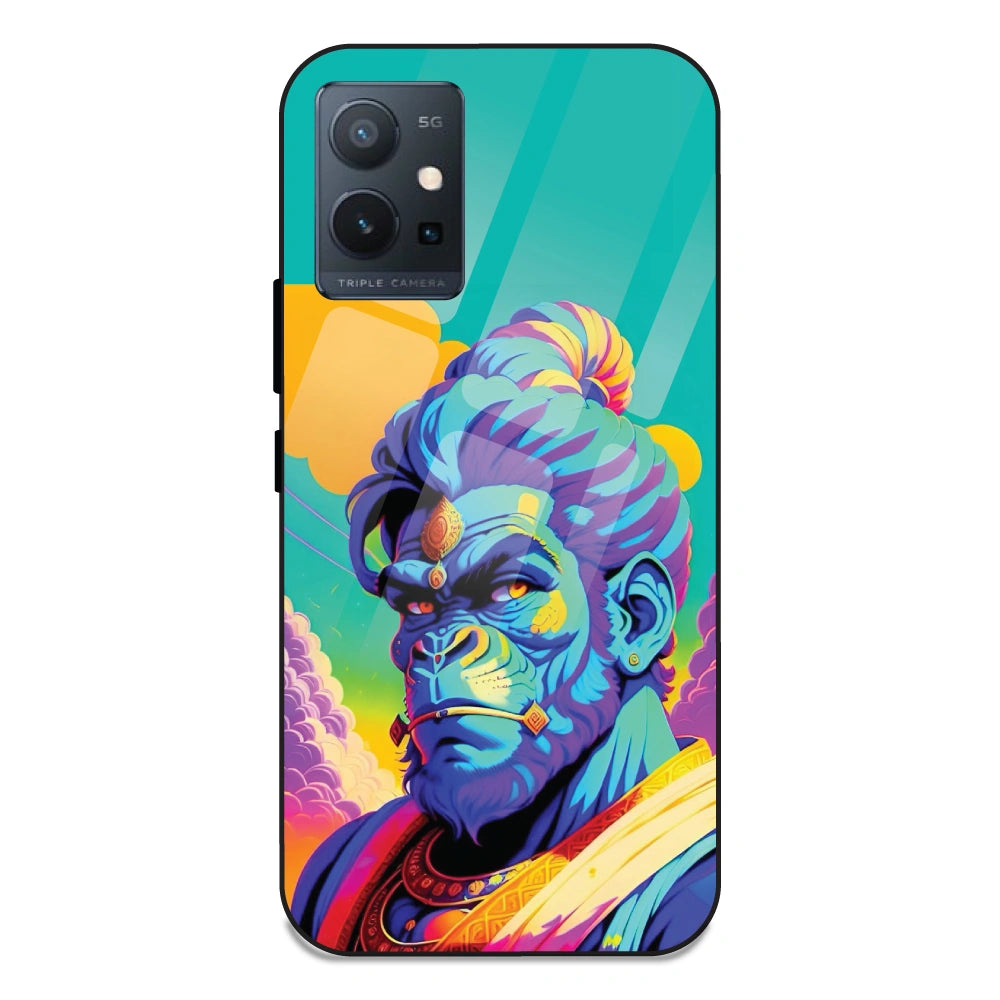 Lord Hanuman - Glass Case For Vivo T1 5G