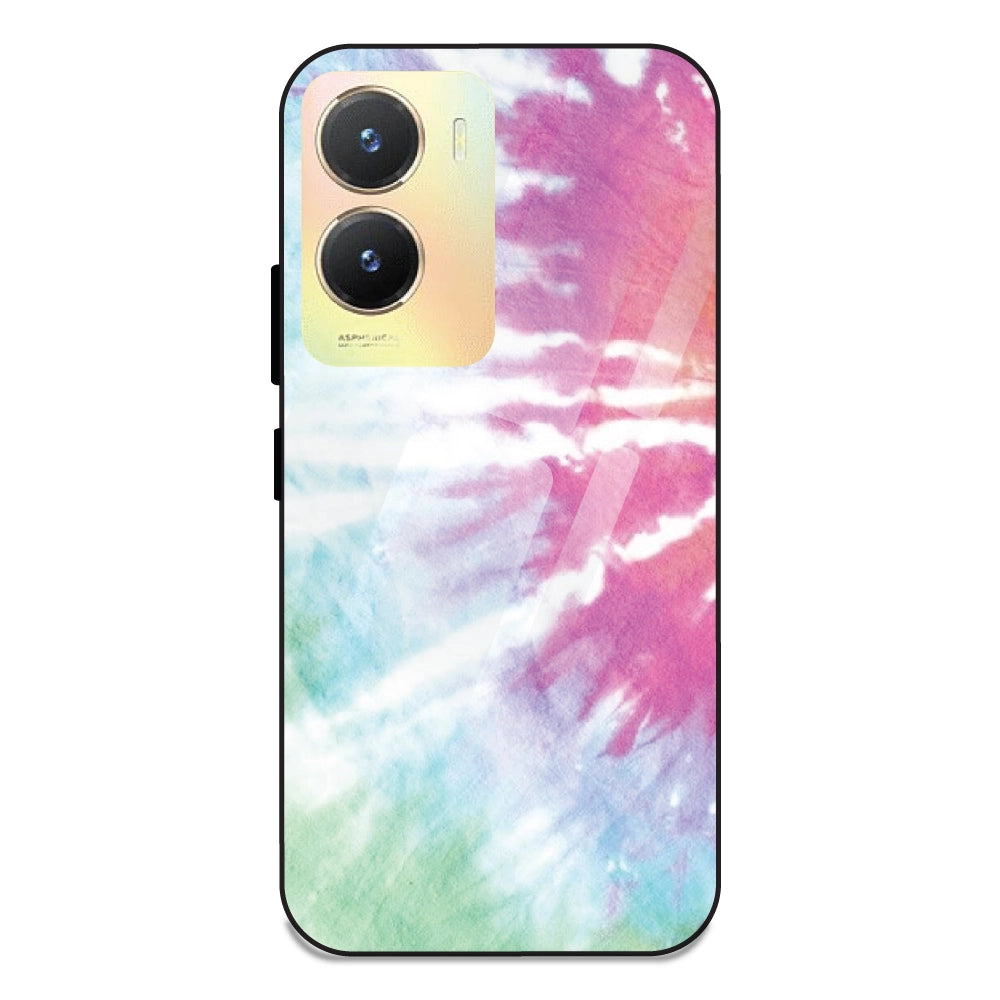 3 Color Tie Die - Glass Case For Vivo T2X