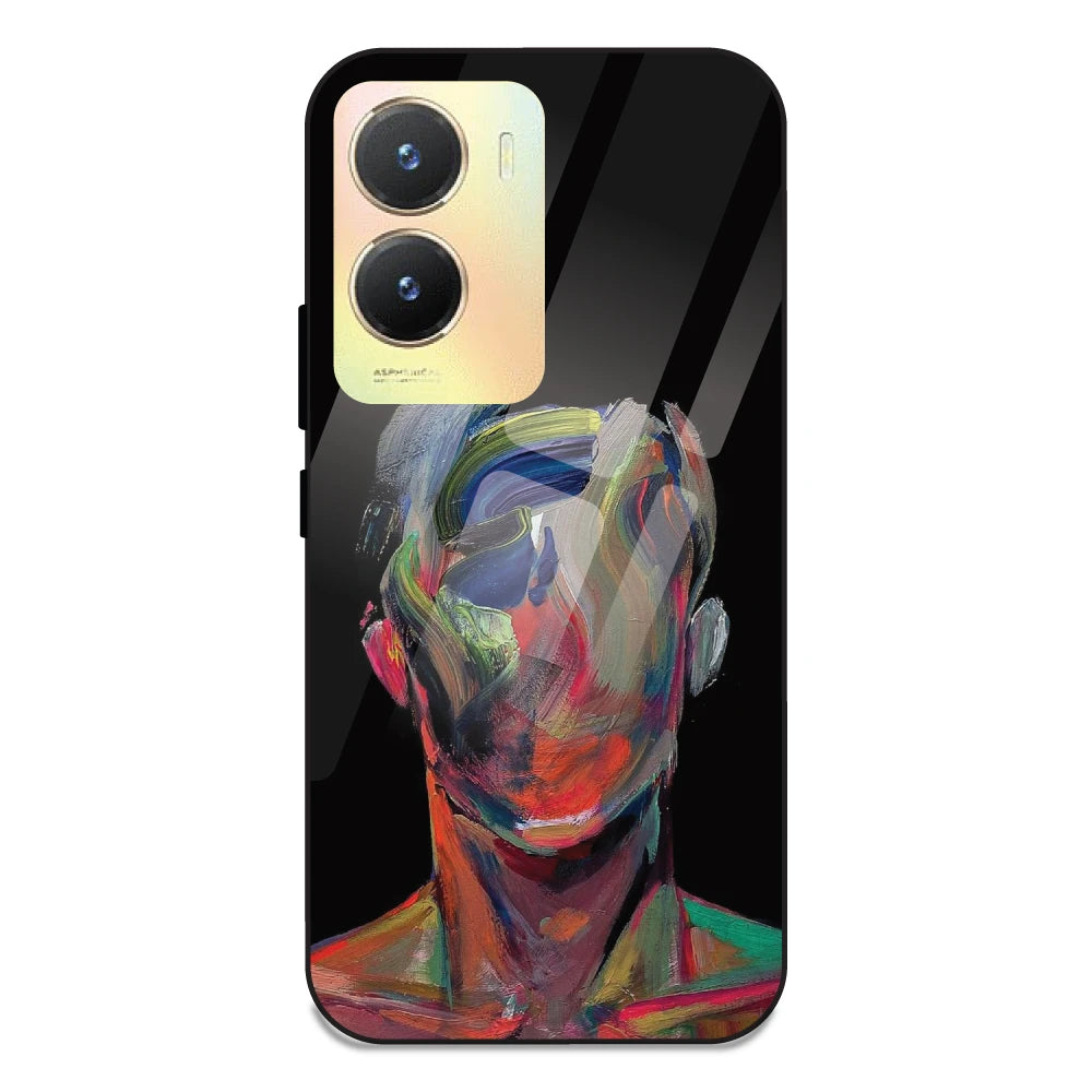 Face Oil Painting - Glass Case For Vivo T2X
