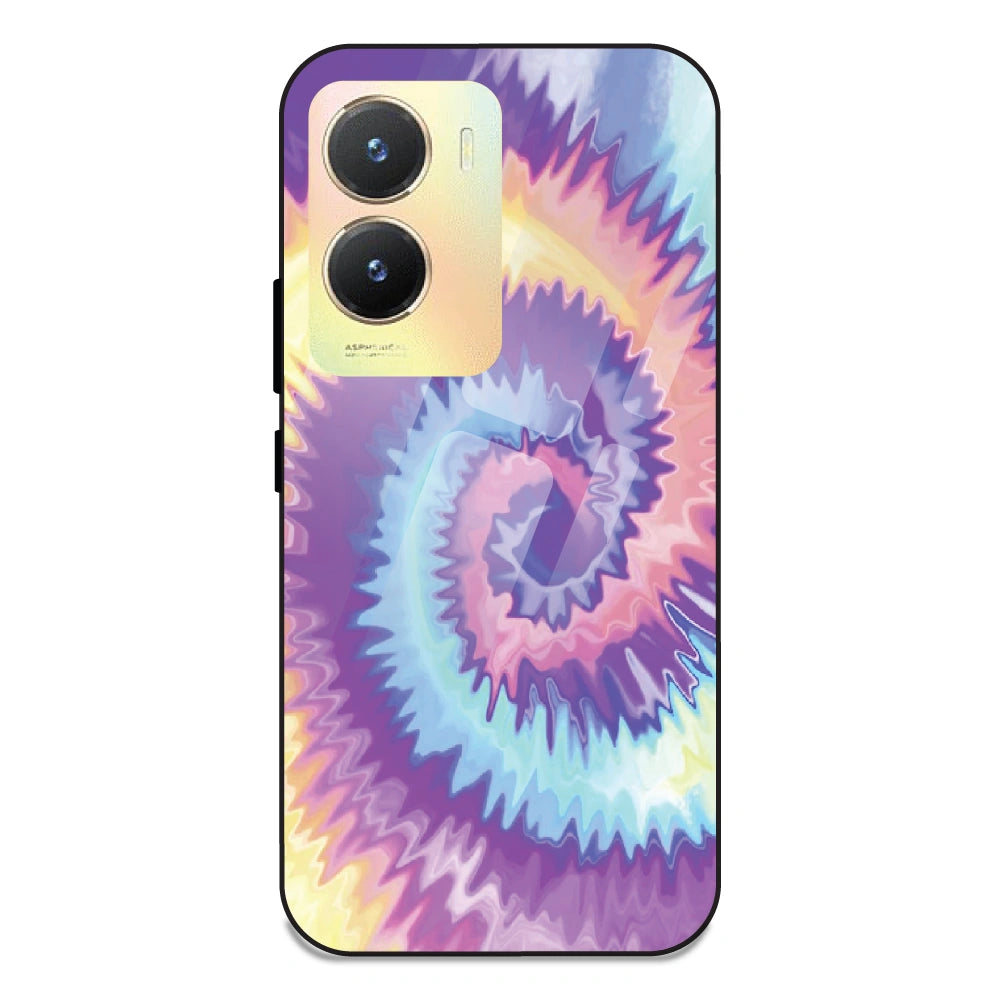 Unicorn Tie Dye - Glass Case For Vivo T2X