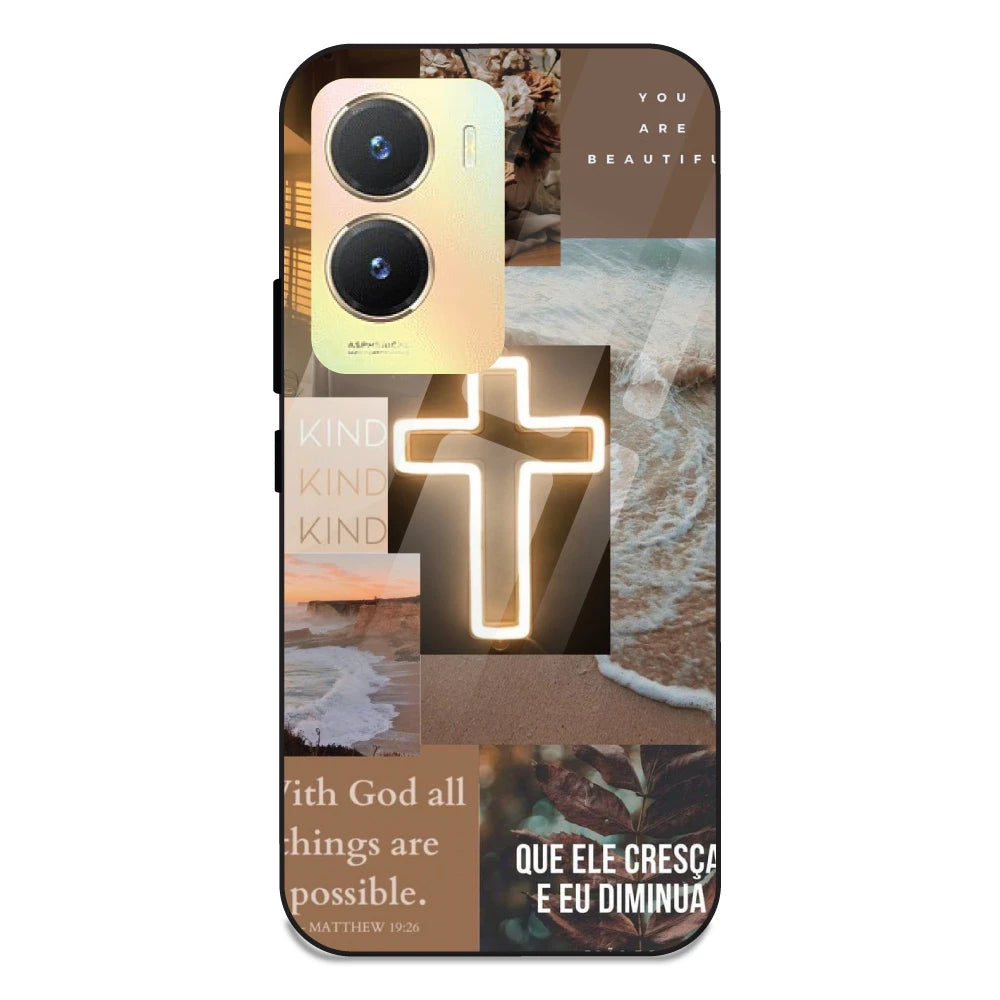 Jesus Son of God - Glass Case For Vivo T2X