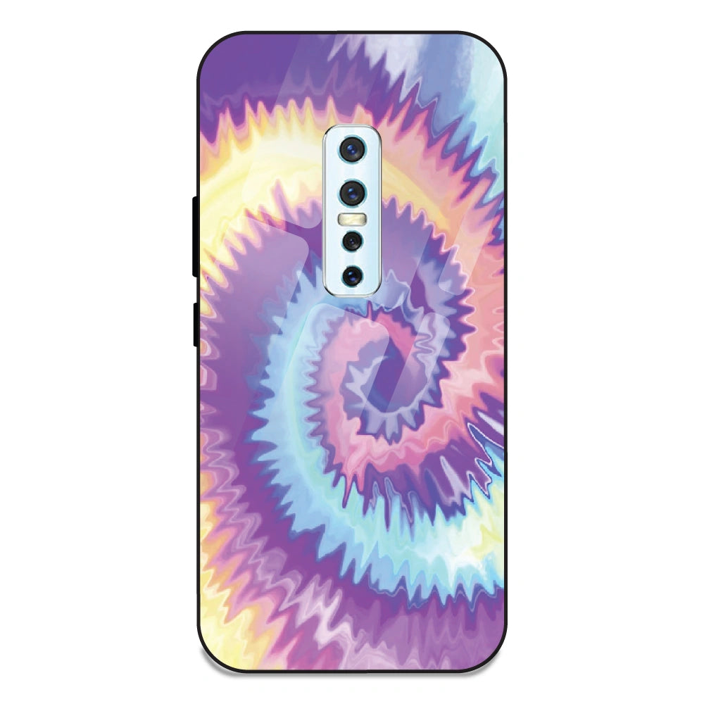 Unicorn Tie Dye - Glass Case For Vivo V17 Pro