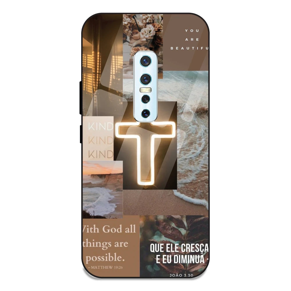 Jesus Son of God - Glass Case For Vivo V17 Pro