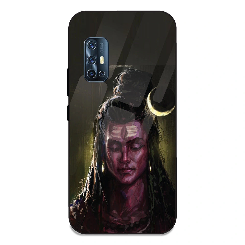 Lord Shiva - Glass Case For Vivo V17