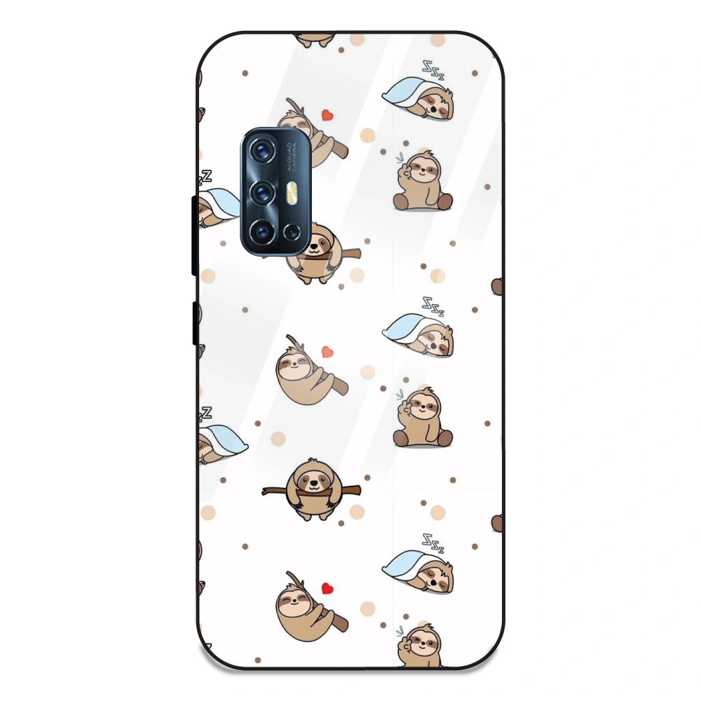 Sloths - Glass Case For Vivo V17