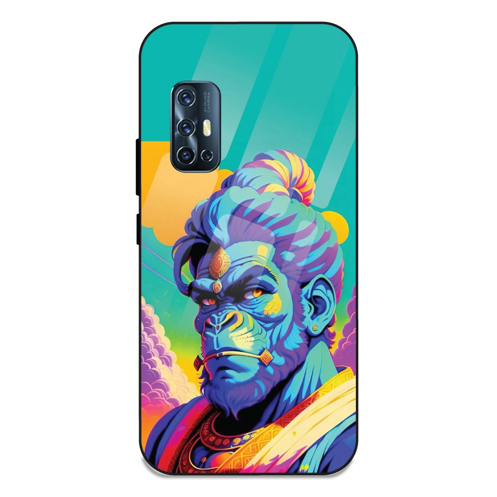 Lord Hanuman - Glass Case For Vivo V17