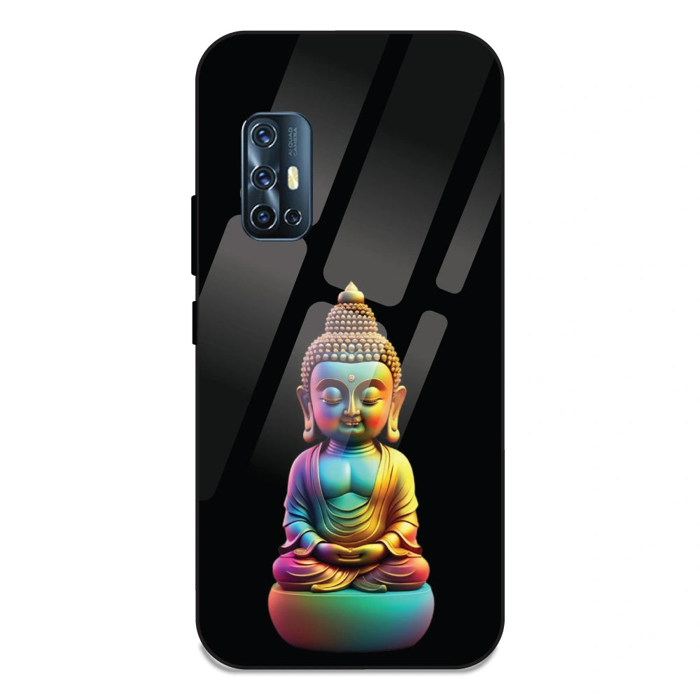 Gautam Buddha - Glass Case For Vivo V17