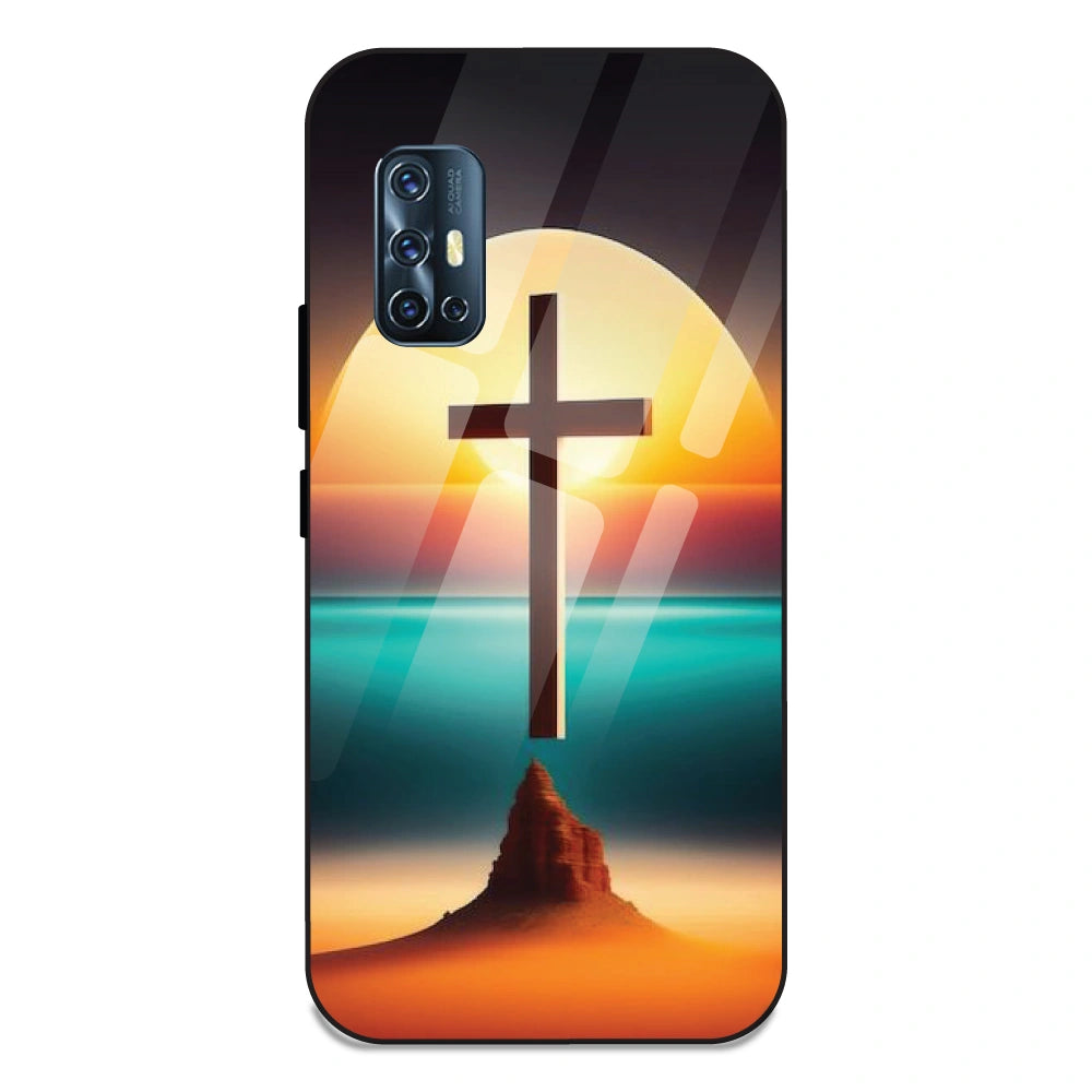 Jesus Christ - Glass Case For Vivo V17