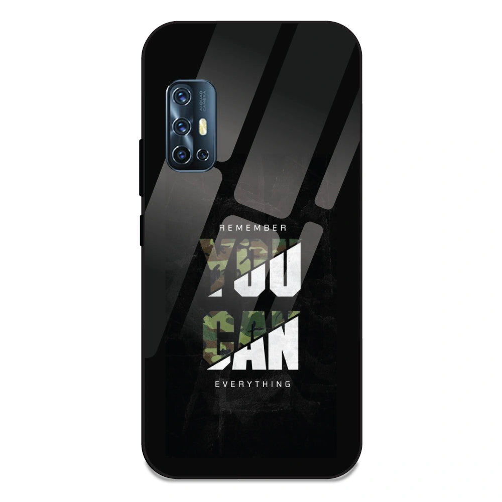 You Can Do Everything - Glass Case For Vivo V17