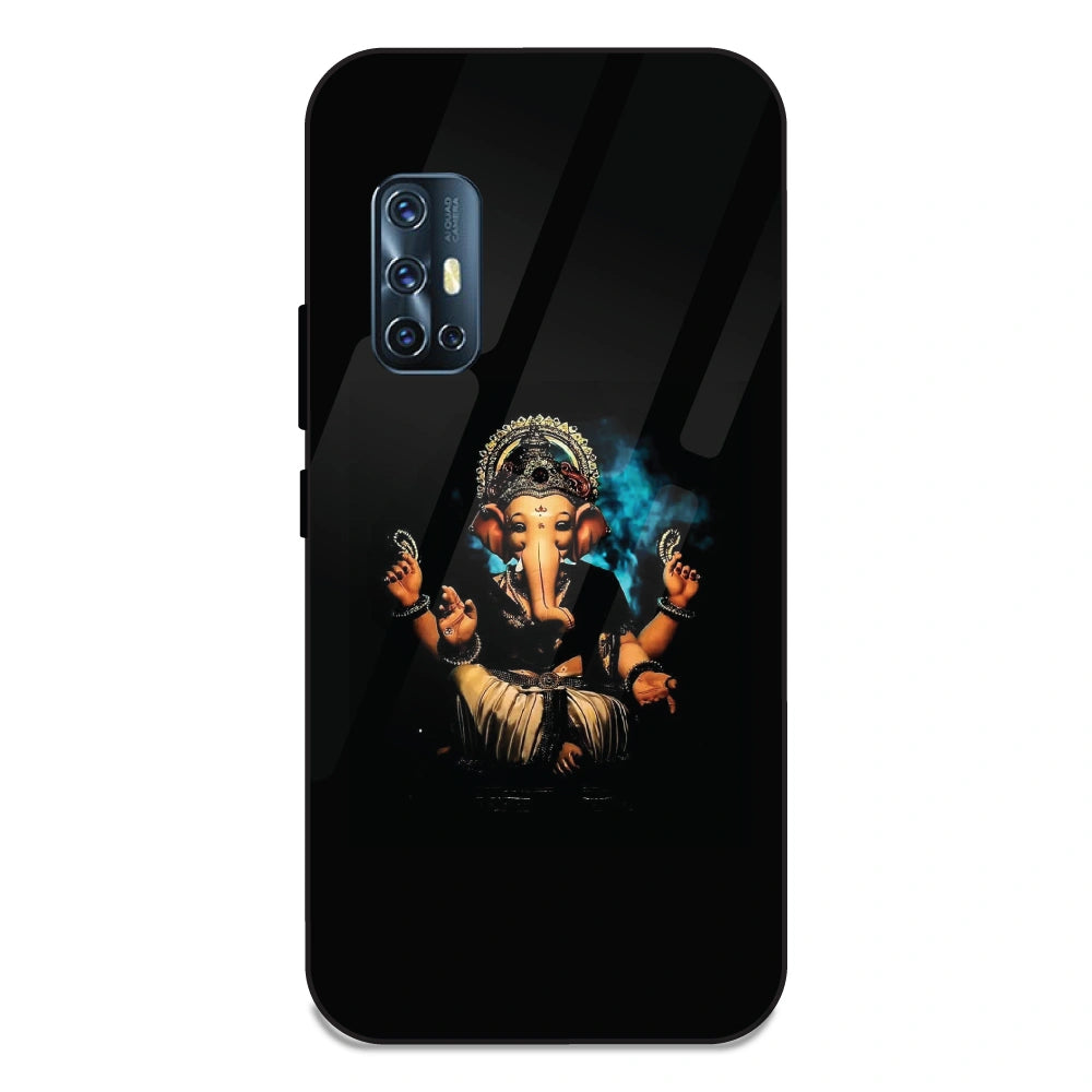 Lord Ganesh - Glass Case For Vivo V17