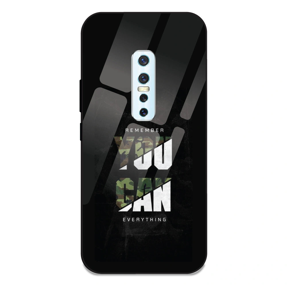 You Can Do Everything - Glass Case For Vivo V17 Pro
