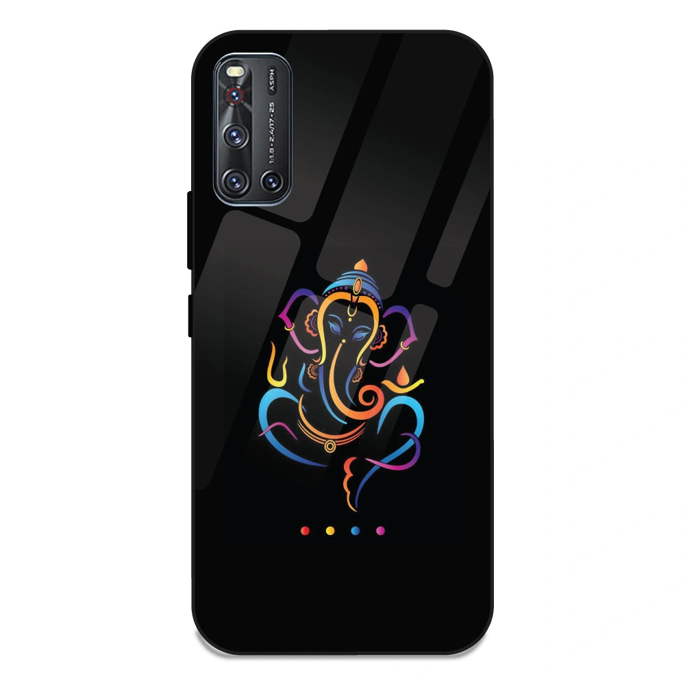 Lord Ganpati - Glass Case For Vivo V19