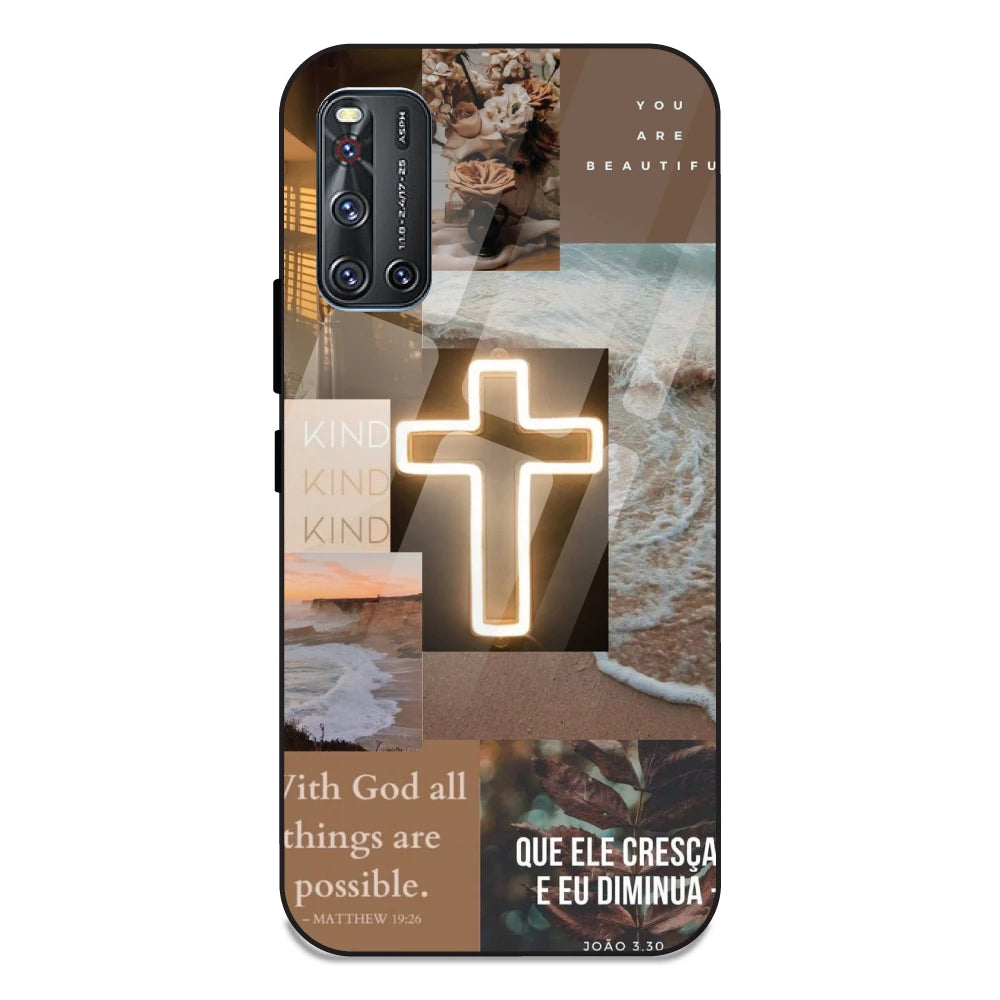 Jesus Son of God - Glass Case For Vivo V19