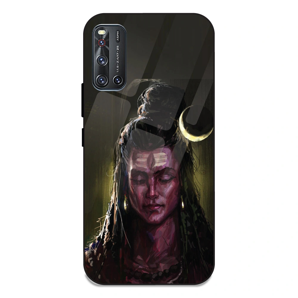 Lord Shiva - Glass Case For Vivo V19