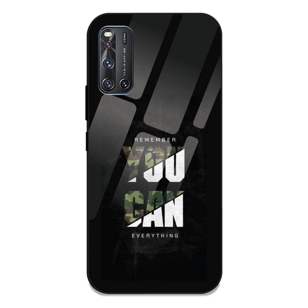 You Can Do Everything - Glass Case For Vivo V19