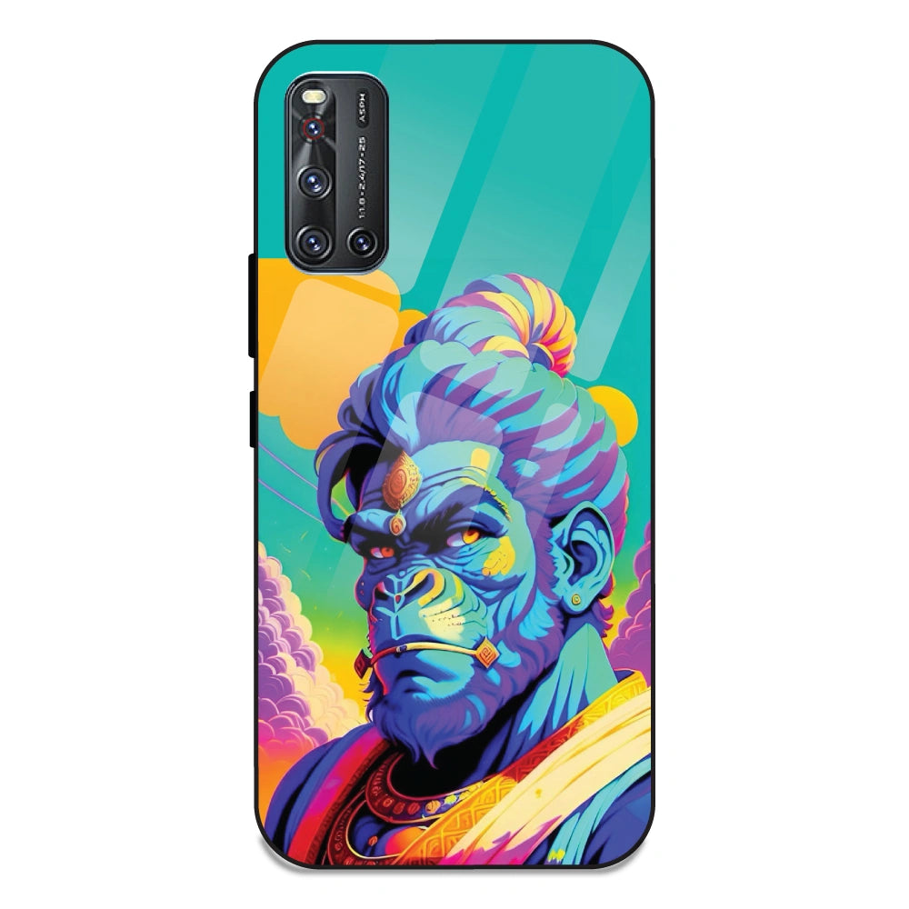 Lord Hanuman - Glass Case For Vivo V19