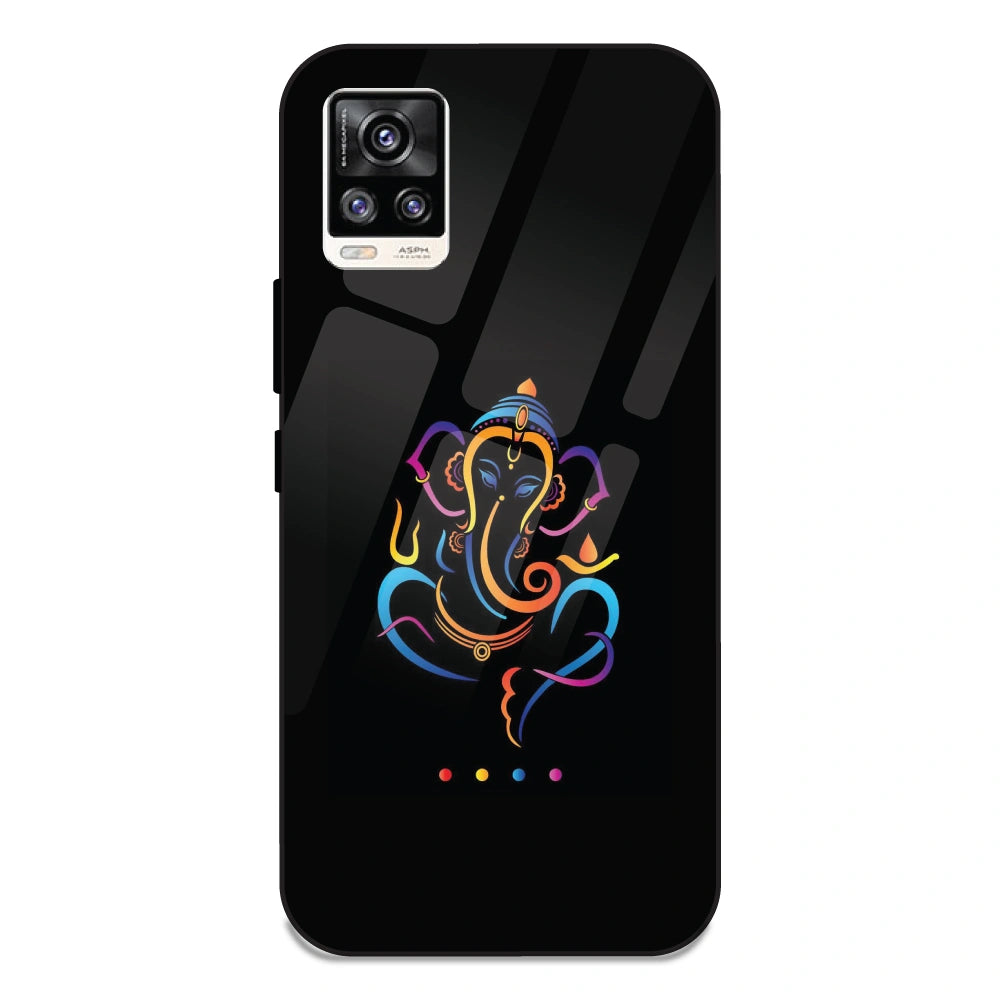 Lord Ganpati - Glass Case For Vivo V20