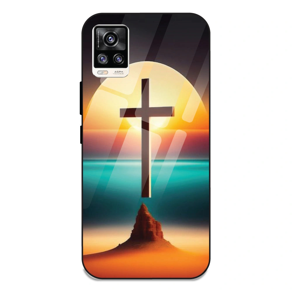 Jesus Christ - Glass Case For Vivo V20