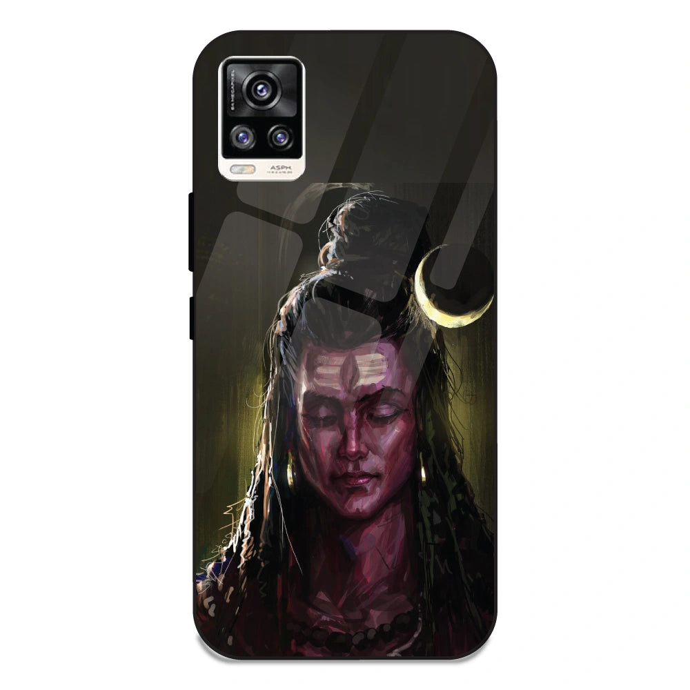 Lord Shiva - Glass Case For Vivo V20