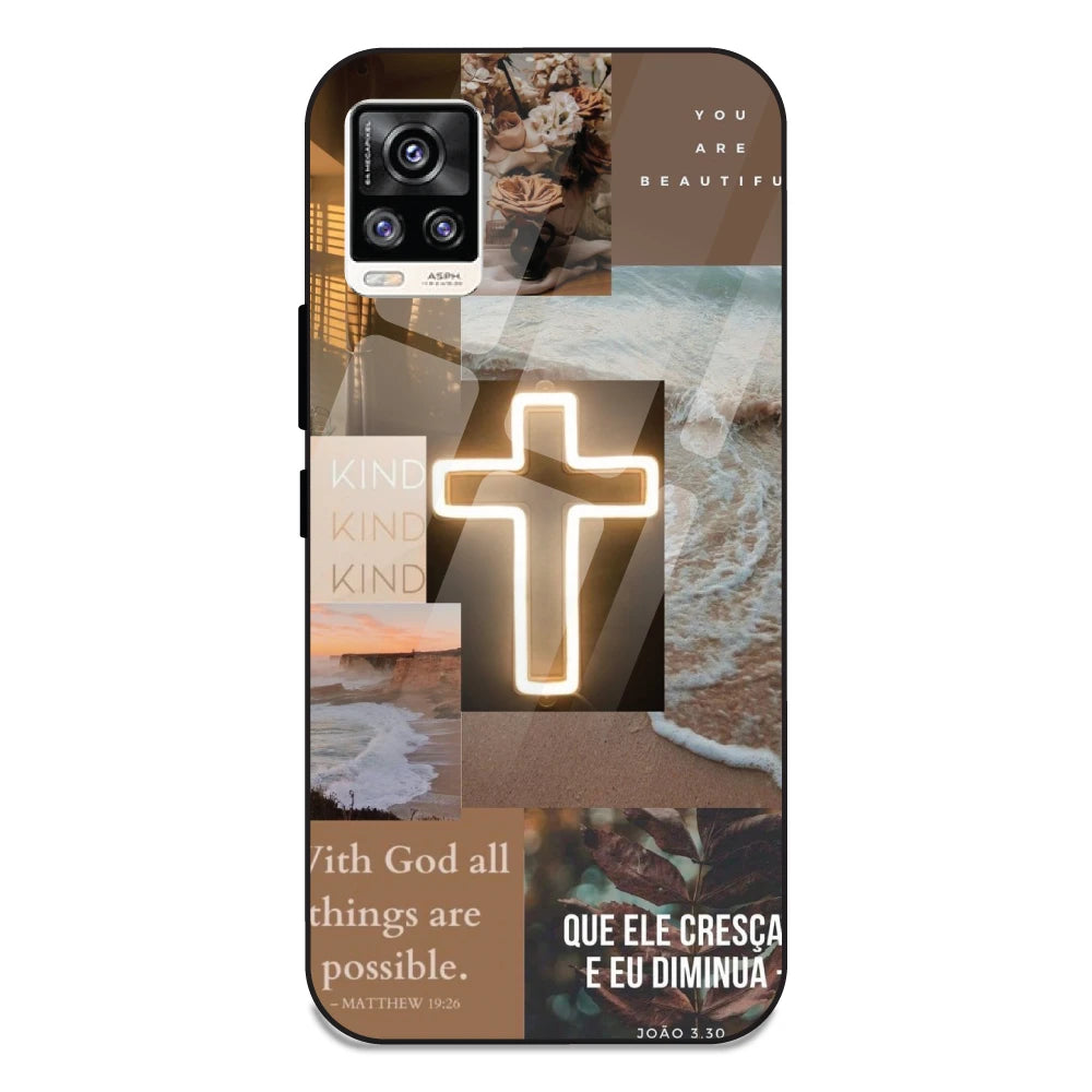 Jesus Son of God - Glass Case For Vivo V20