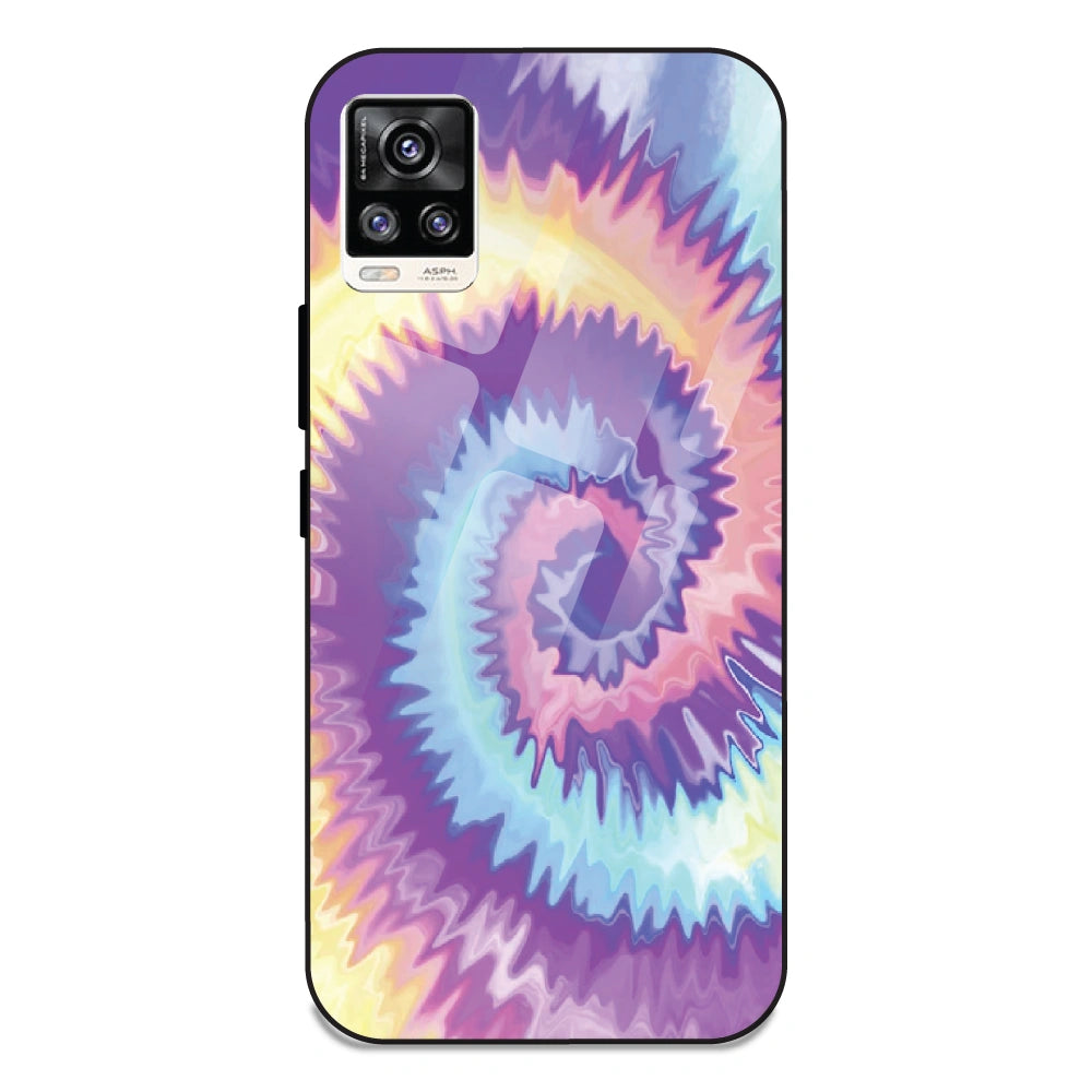 Unicorn Tie Dye - Glass Case For Vivo V20
