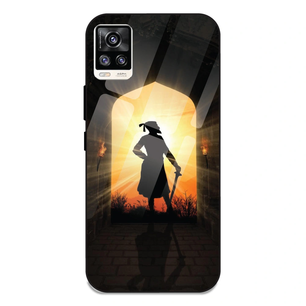 Shivaji Maharaj - Glass Case For Vivo V20