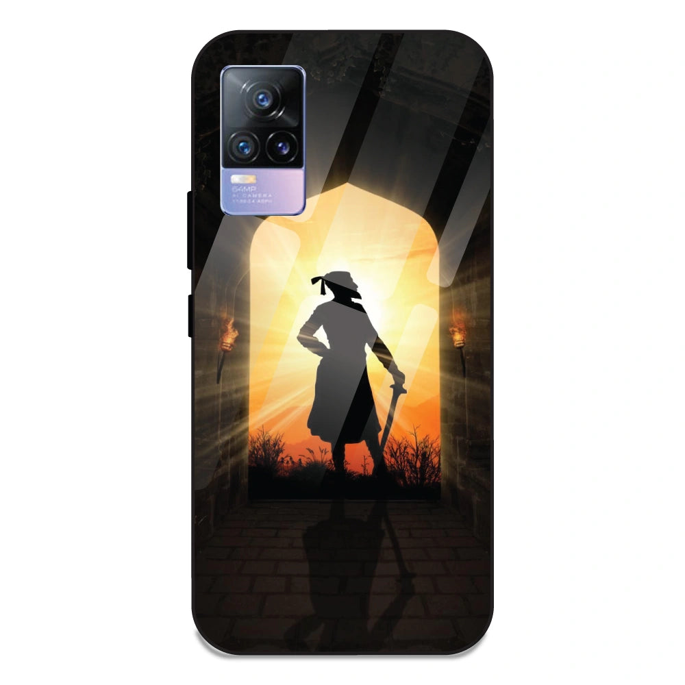 Shivaji Maharaj - Glass Case For Vivo V21E 4G