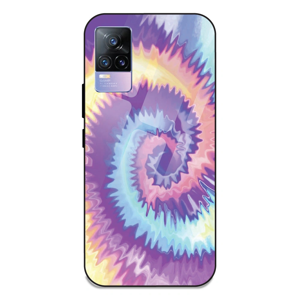 Unicorn Tie Dye - Glass Case For Vivo V21E 4G