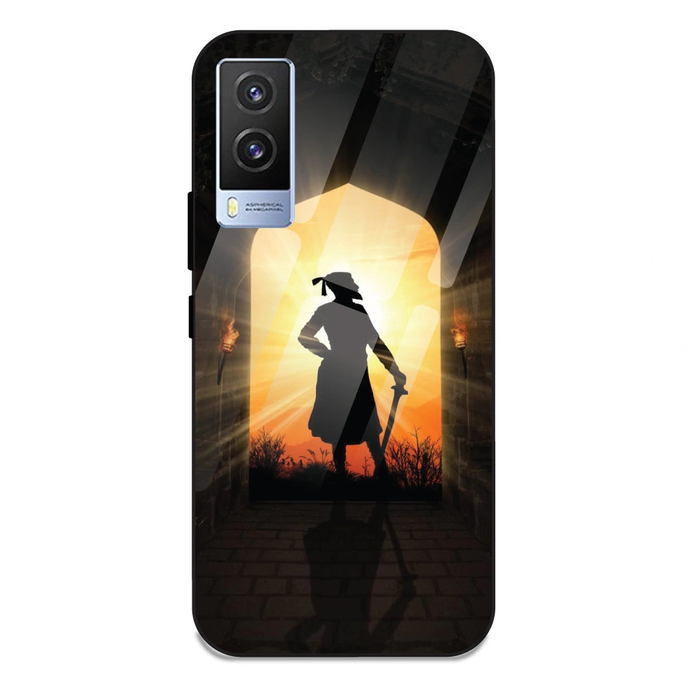 Shivaji Maharaj - Glass Case For Vivo V21E 5G