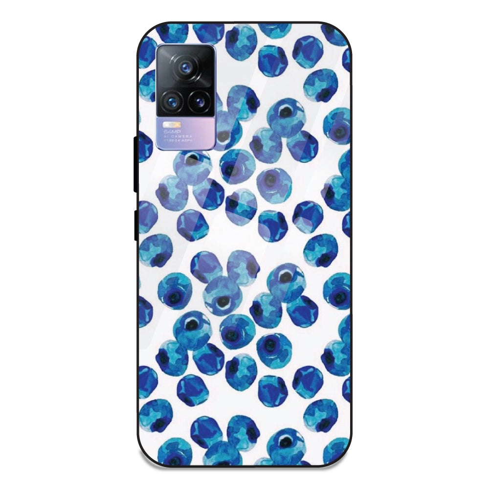 Blueberries - Glass Case For Vivo V21E 4G