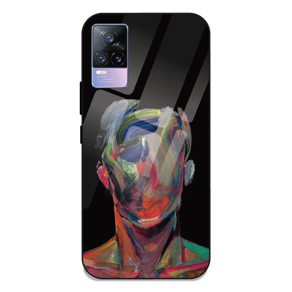 Face Oil Painting - Glass Case For Vivo V21E 4G