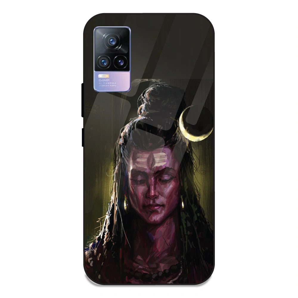Lord Shiva - Glass Case For Vivo V21E 4G