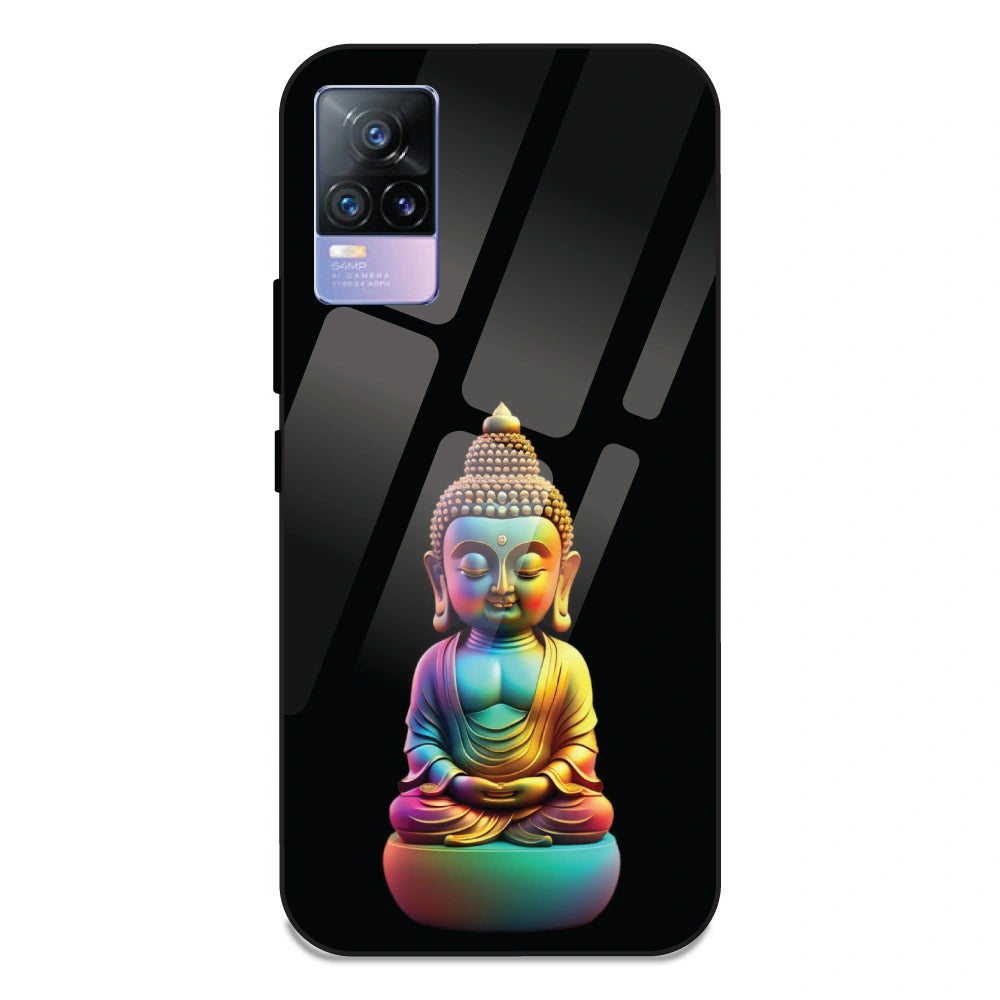Gautam Buddha - Glass Case For Vivo V21E 4G