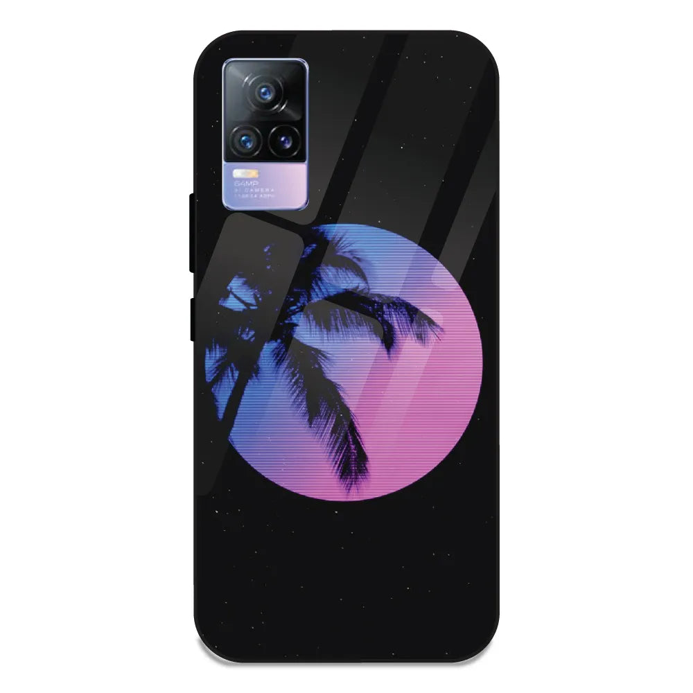 Night Terror Synthwave - Glass Case For Vivo V21E 4G