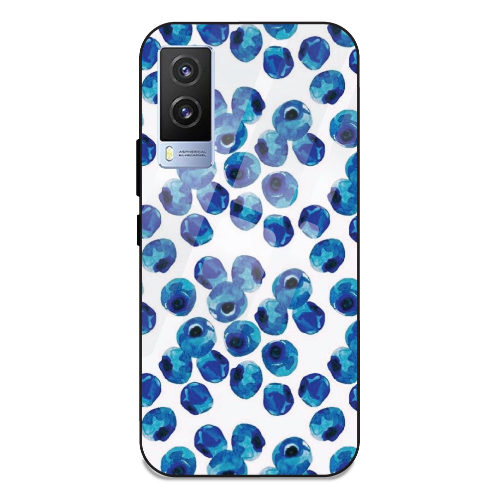 Blueberries - Glass Case For Vivo V21E 5G
