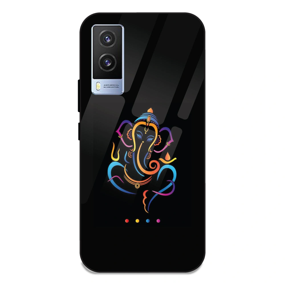 Lord Ganpati - Glass Case For Vivo V21E 5G