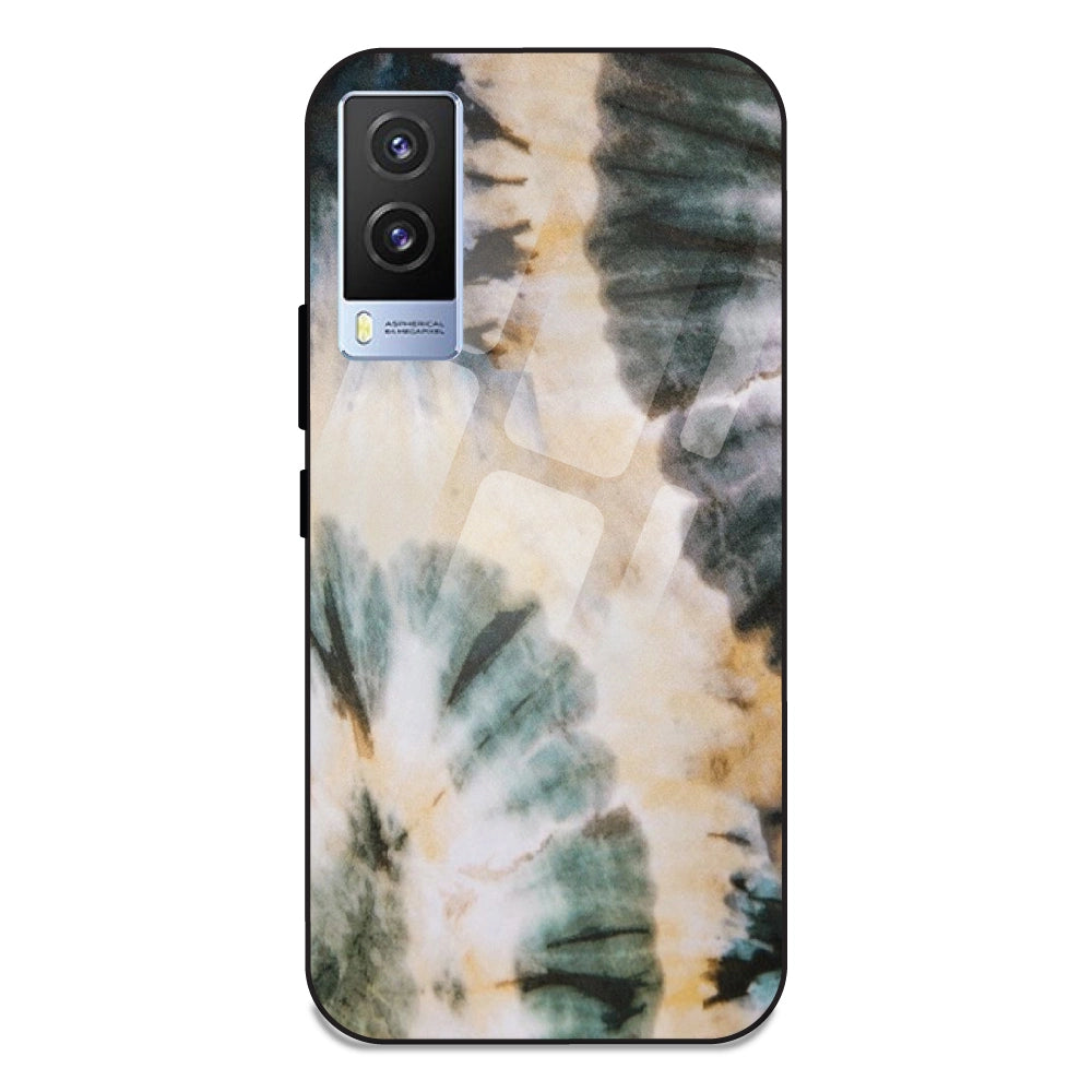 Black and Gold - Glass Case For Vivo V21E 5G