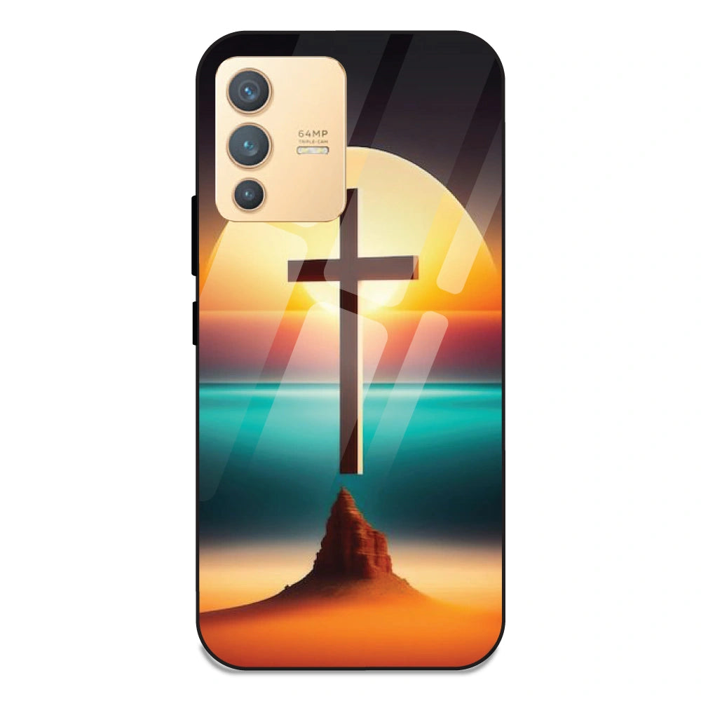 Jesus Christ - Glass Case For Vivo V23 5G
