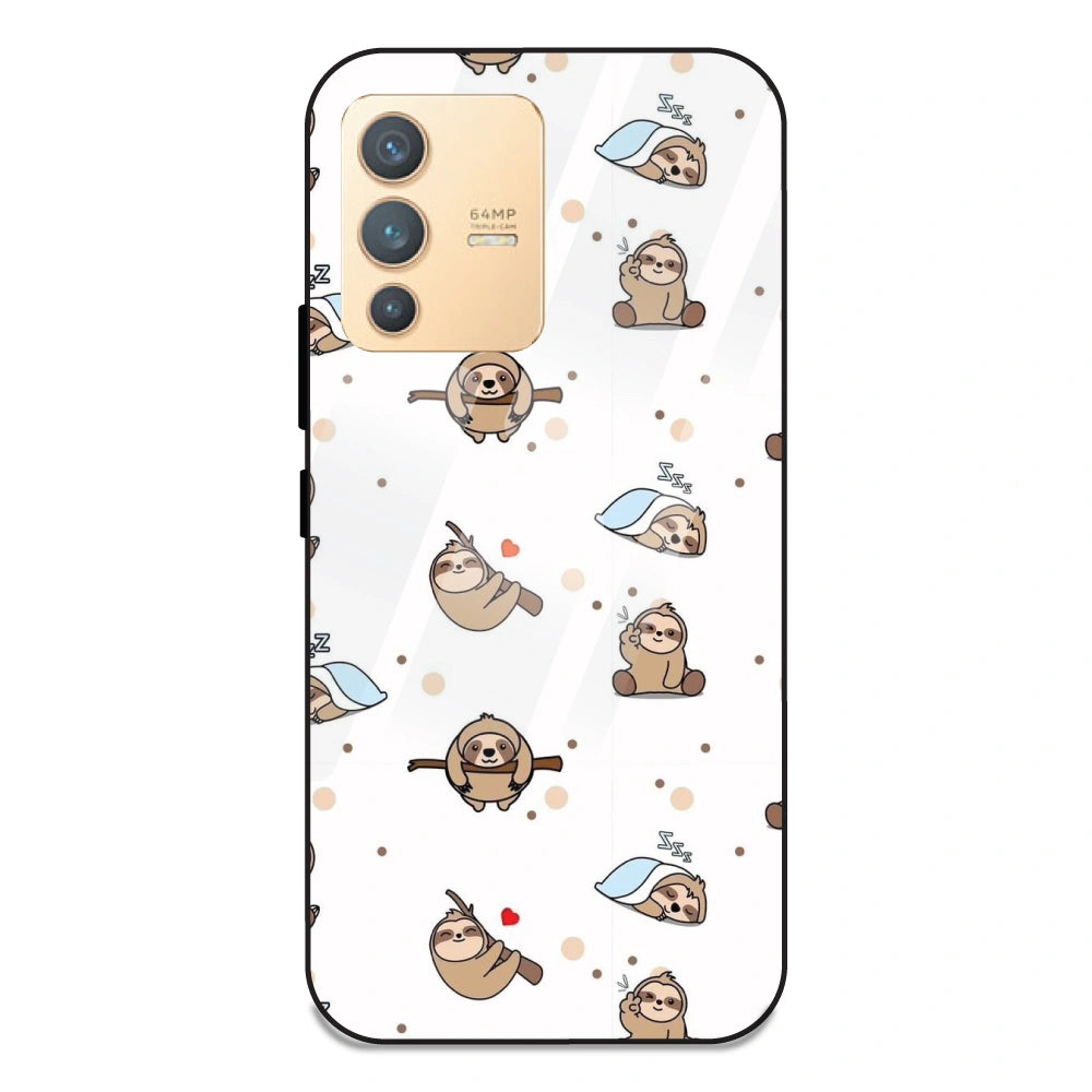 Sloths - Glass Case For Vivo V23 5G