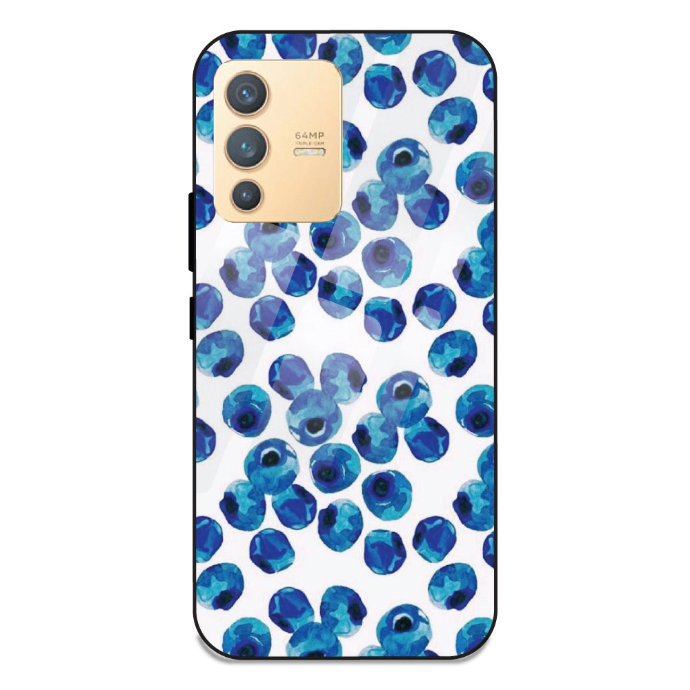 Blueberries - Glass Case For Vivo V23 5G