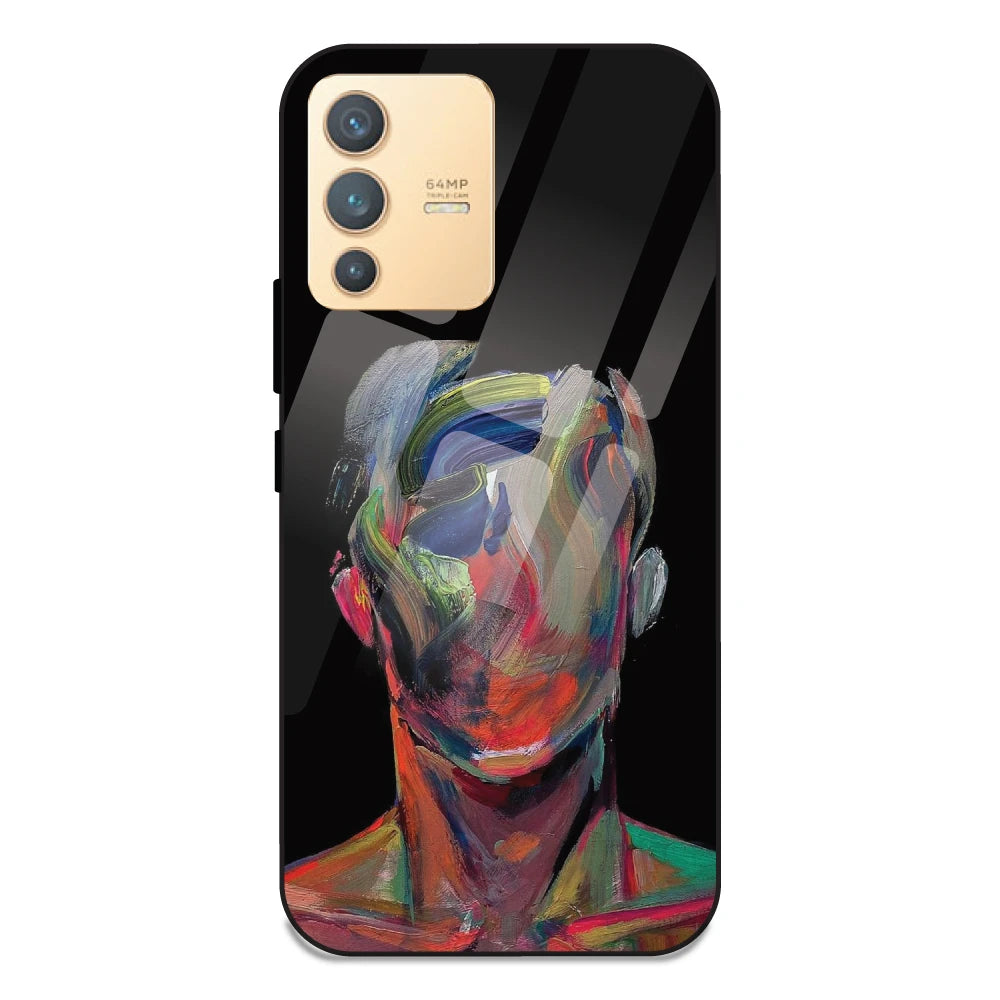 Face Oil Painting - Glass Case For Vivo V23 5G