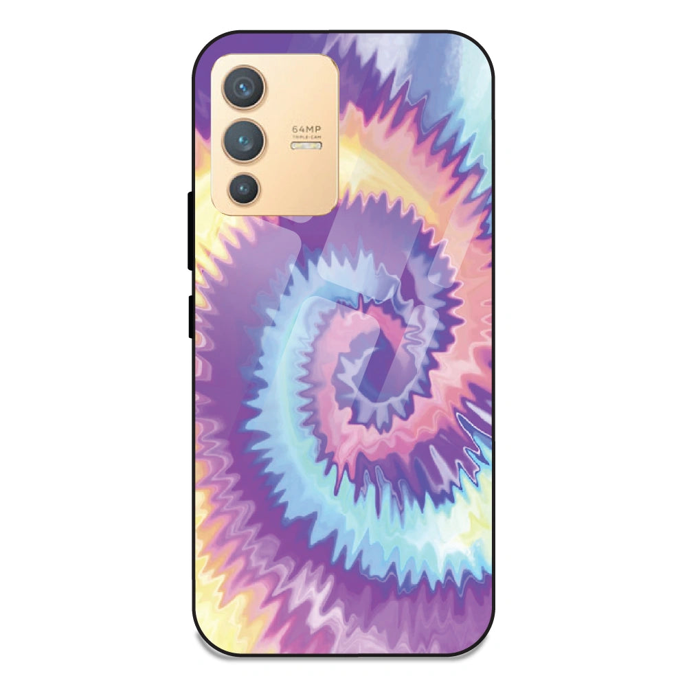 Unicorn Tie Dye - Glass Case For Vivo V23 5G