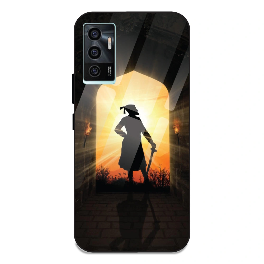 Shivaji Maharaj - Glass Case For Vivo V23E 5G
