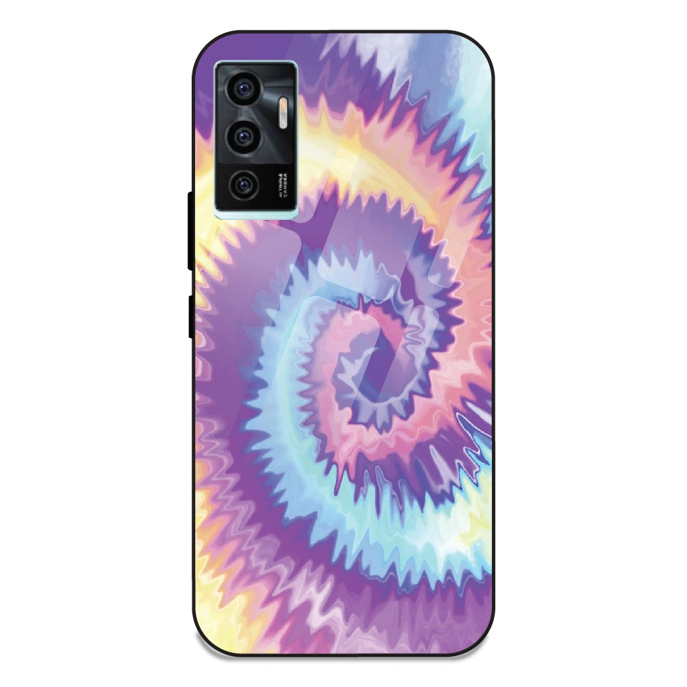 Unicorn Tie Dye - Glass Case For Vivo V23E 5G