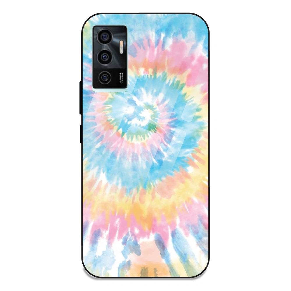 Pastel Tie Dye - Glass Case For Vivo V23E 5G