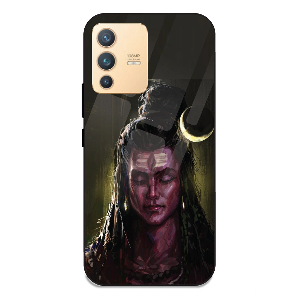 Lord Shiva - Glass Case For Vivo V23 Pro