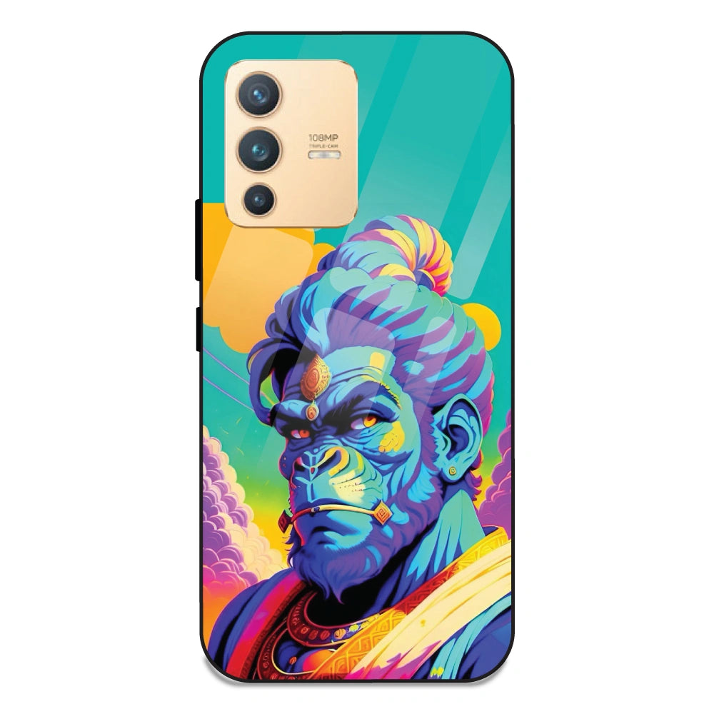 Lord Hanuman - Glass Case For Vivo V23 Pro