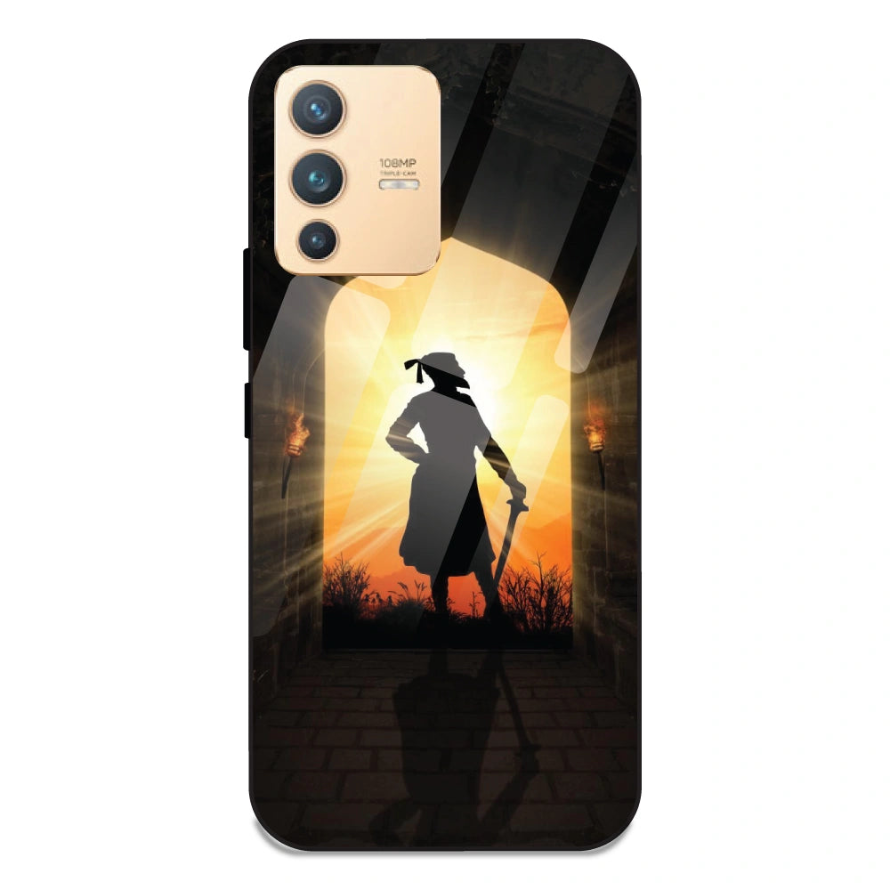 Shivaji Maharaj - Glass Case For Vivo V23 Pro