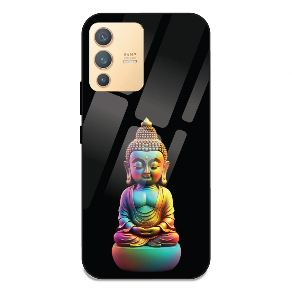Gautam Buddha - Glass Case For Vivo V23 5G