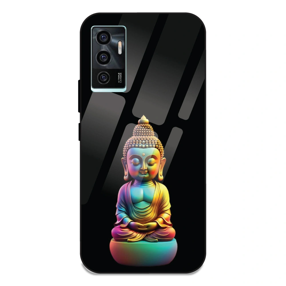 Gautam Buddha - Glass Case For Vivo V23E 5G